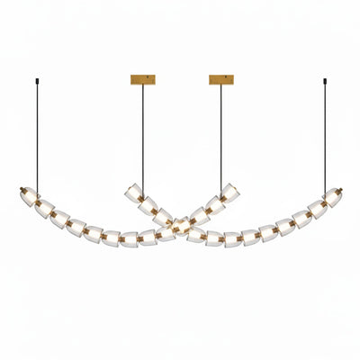 Nexus Gold  Crystal Chandelier