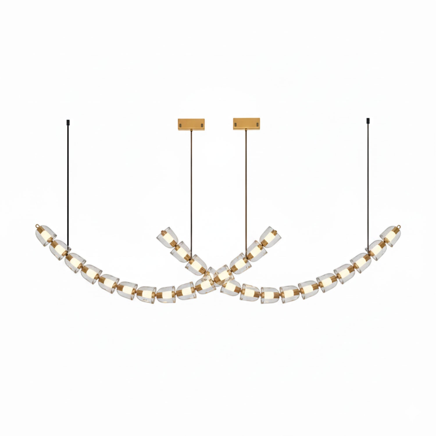 Nexus Gold  Crystal Chandelier