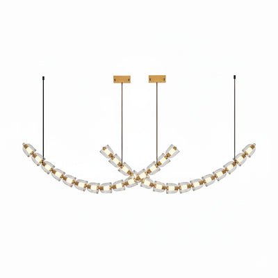 Nexus Gold  Crystal Chandelier
