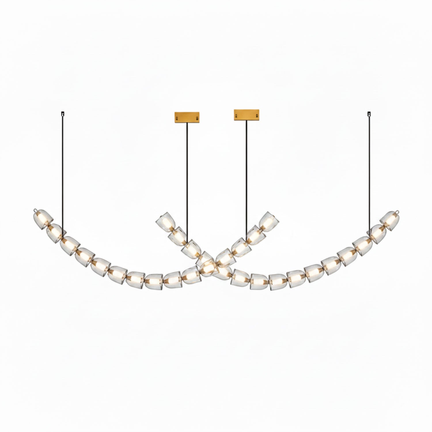Nexus Gold  Crystal Chandelier