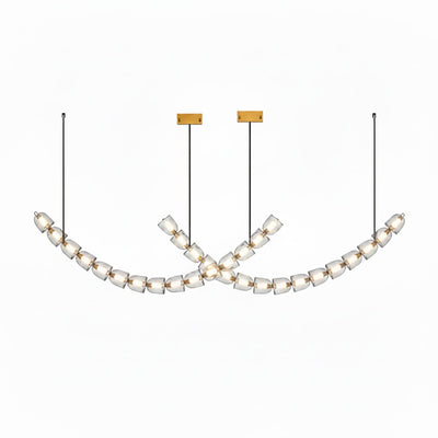 Nexus Gold  Crystal Chandelier
