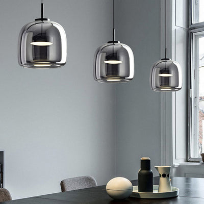 Aria Pendant Light Glass Morden Living Room - Neutral Decor