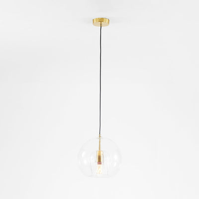 Valentina Nordic Glass Globe Pendant Light Bedroom - Neutral Decor