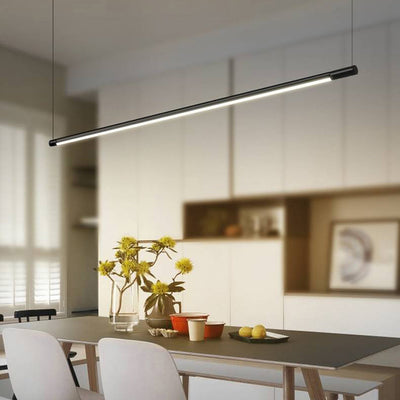 Arisha Minimalist Linear Pendant Light Living Room - Neutral Decor