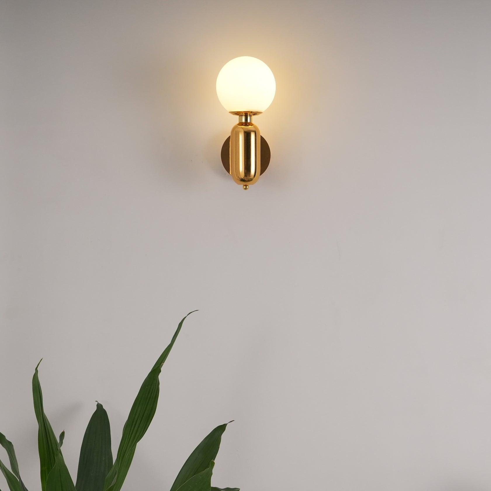 Celorina Modern Minimalist Glass Wall Light