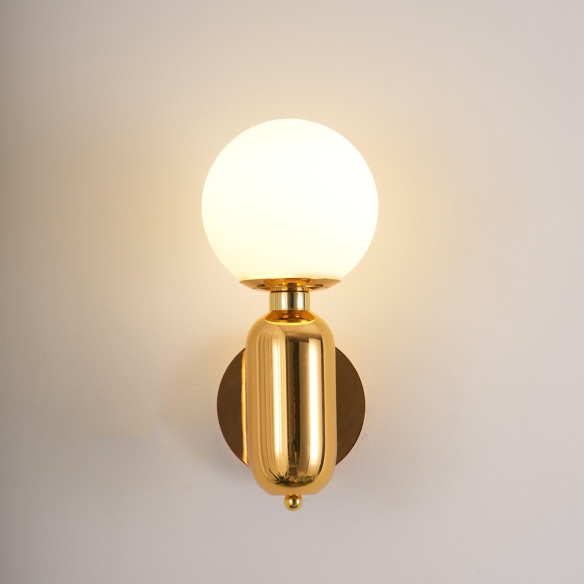 Celorina Modern Minimalist Glass Wall Light