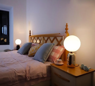 Nyxen Glass Industrial Table Lamp