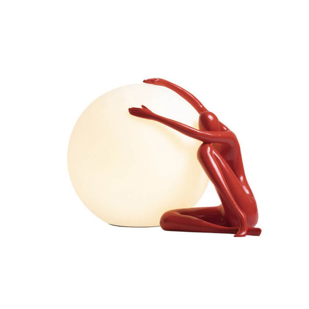 Cosmo Humanoid Ball Holding Table Lamp