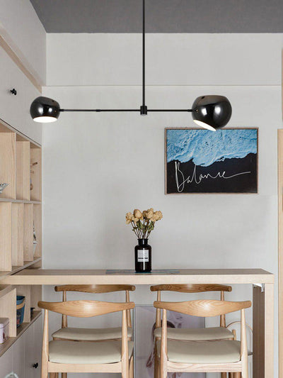 Celanella Chandelier Black Glass Acaba Elegant