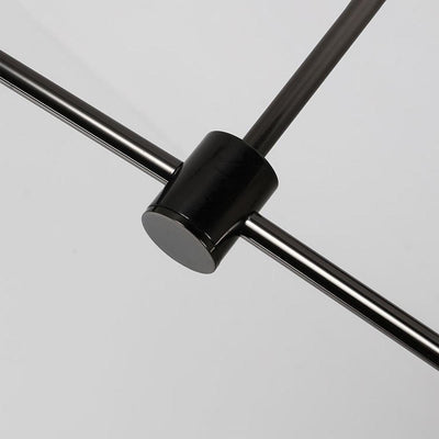 Celanella Chandelier Black Glass Acaba Elegant
