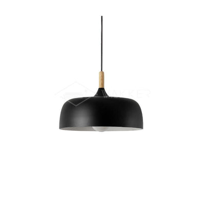 Sylivenne Pendant Lamp White Shade Wood
