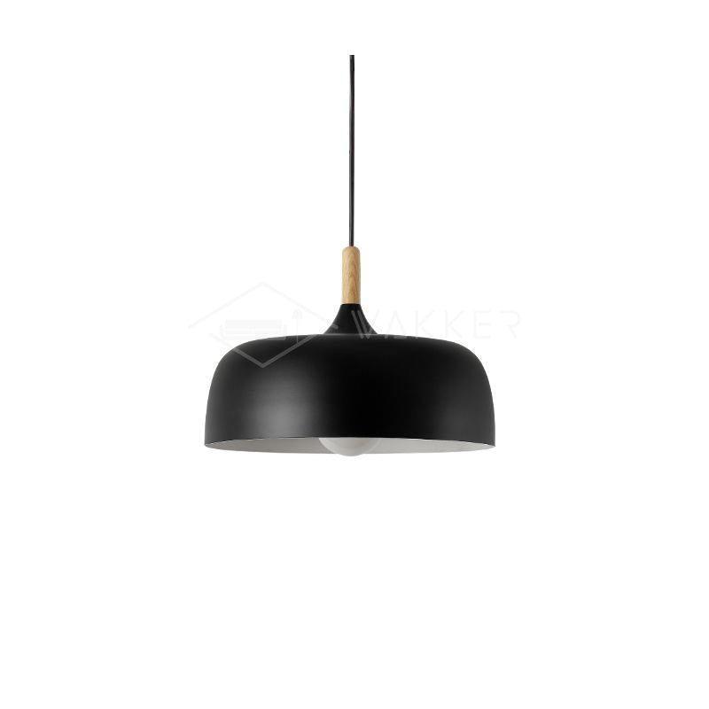 Sylivenne Pendant Lamp White Shade Wood