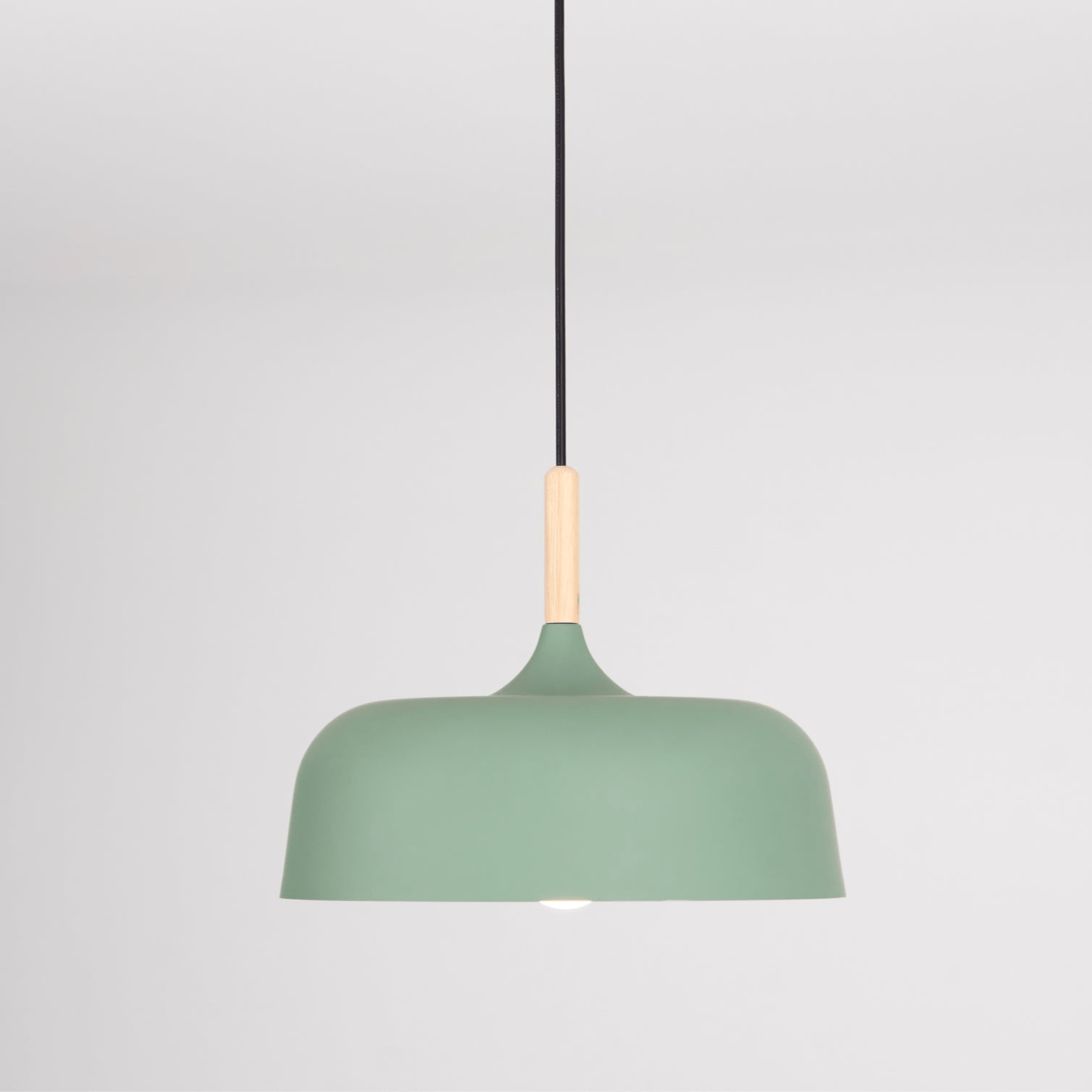 Sylivenne Pendant Lamp White Shade Wood