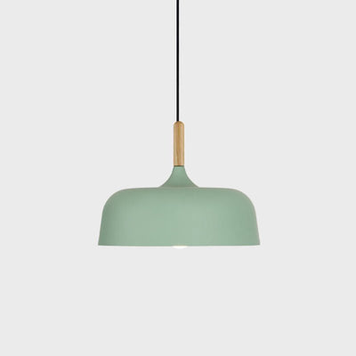 Sylivenne Pendant Lamp White Shade Wood