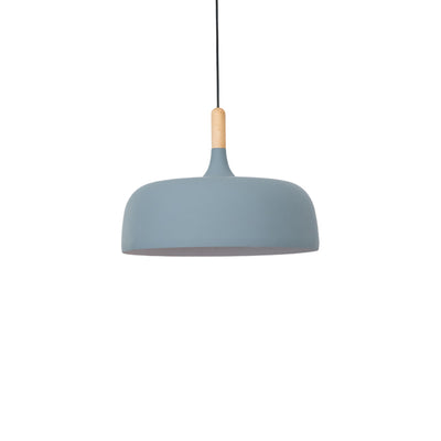 Sylivenne Pendant Lamp White Shade Wood