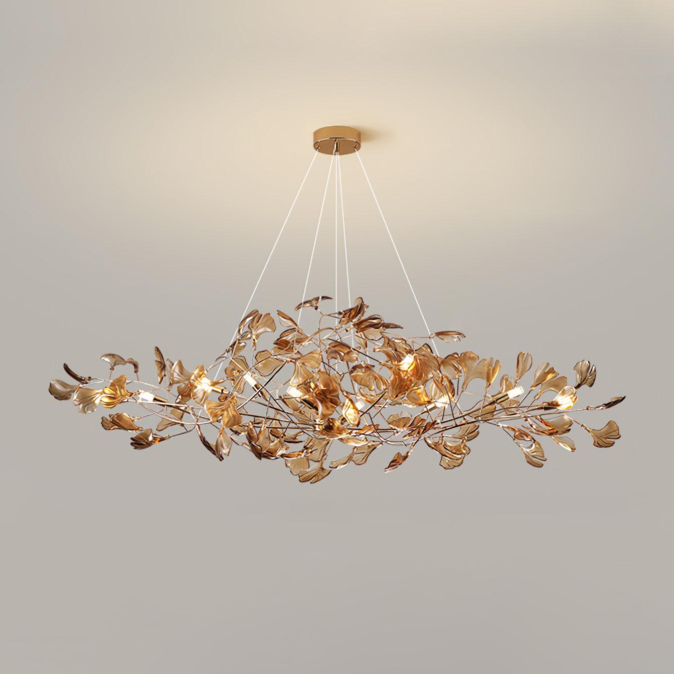 Ralenis Luxury Ginkgo Leaf Chandelier