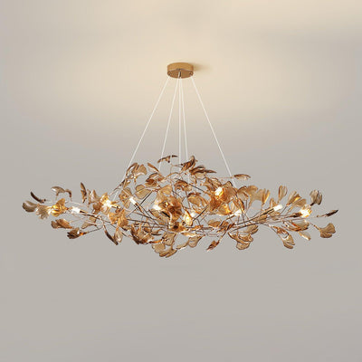 Ralenis Luxury Ginkgo Leaf Chandelier