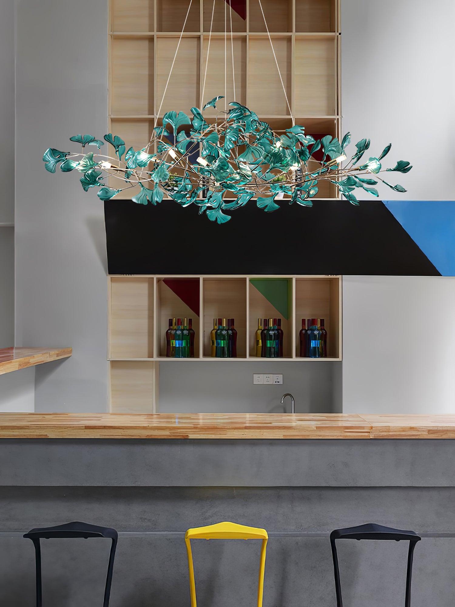 Ralenis Luxury Ginkgo Leaf Chandelier