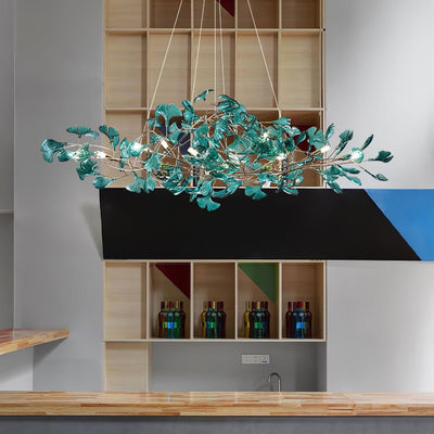 Olivia Ginkgo Acrylic Chandeliers