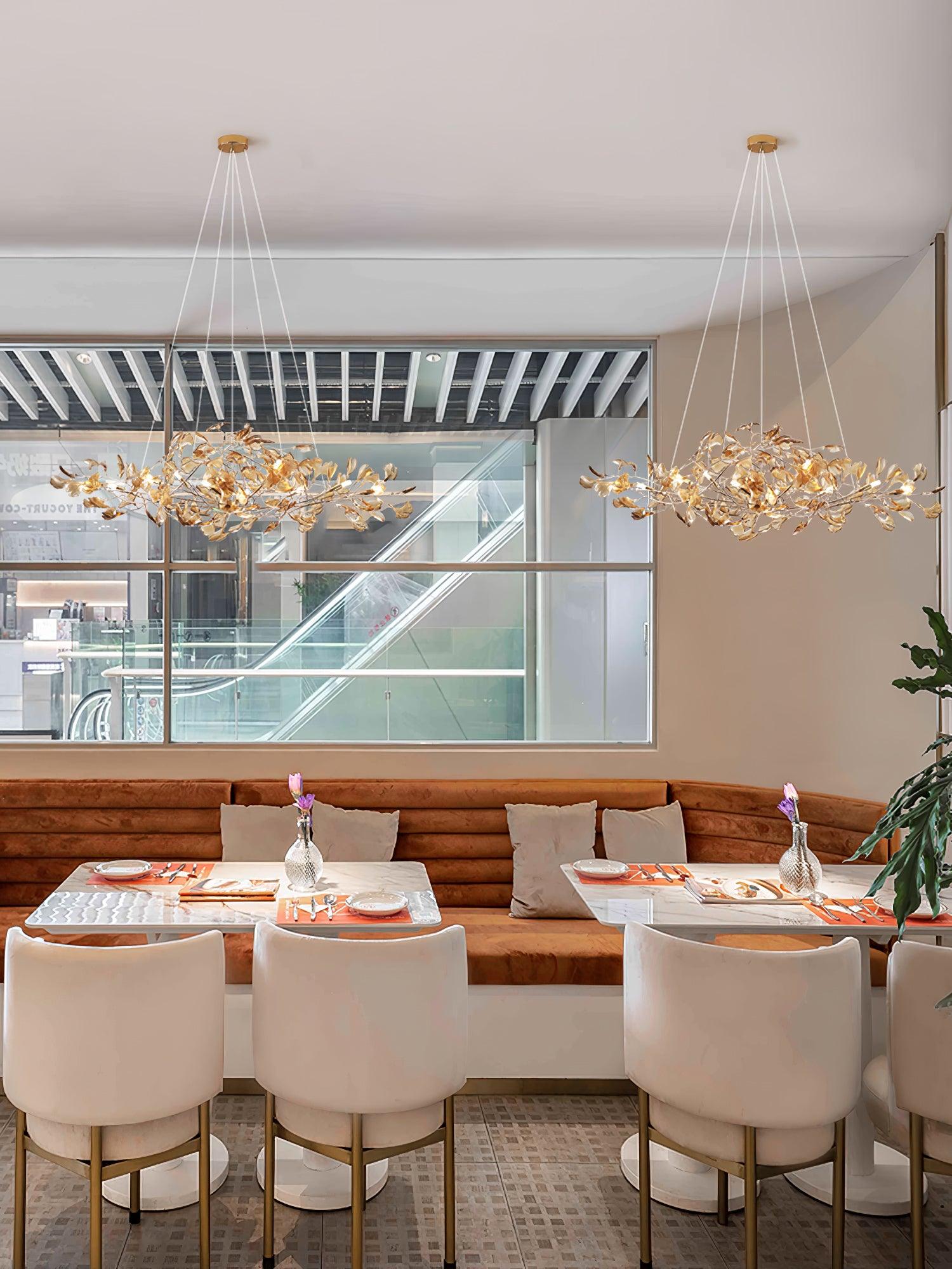 Ralenis Luxury Ginkgo Leaf Chandelier