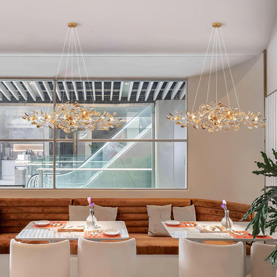 Ralenis Luxury Ginkgo Leaf Chandelier