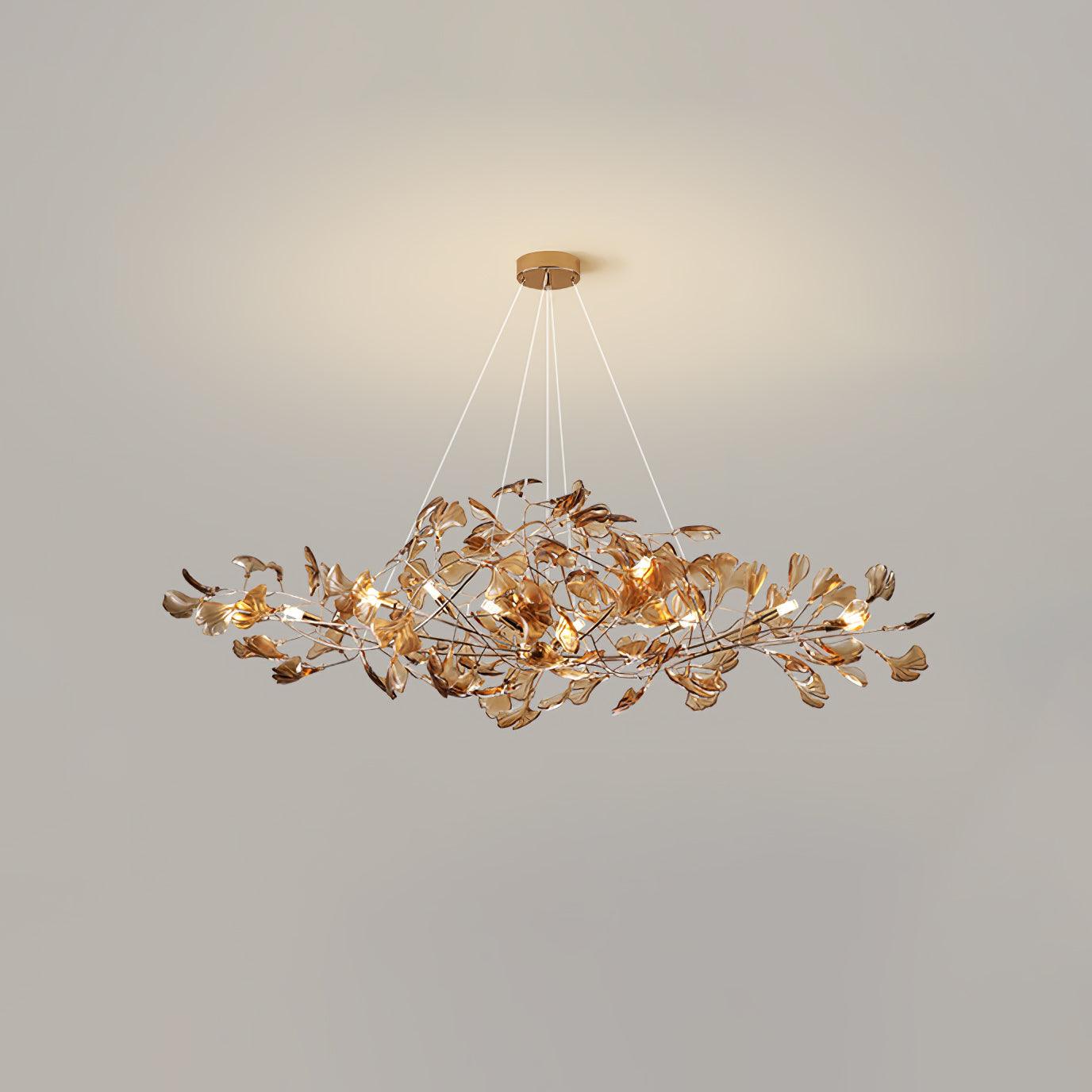 Ralenis Luxury Ginkgo Leaf Chandelier
