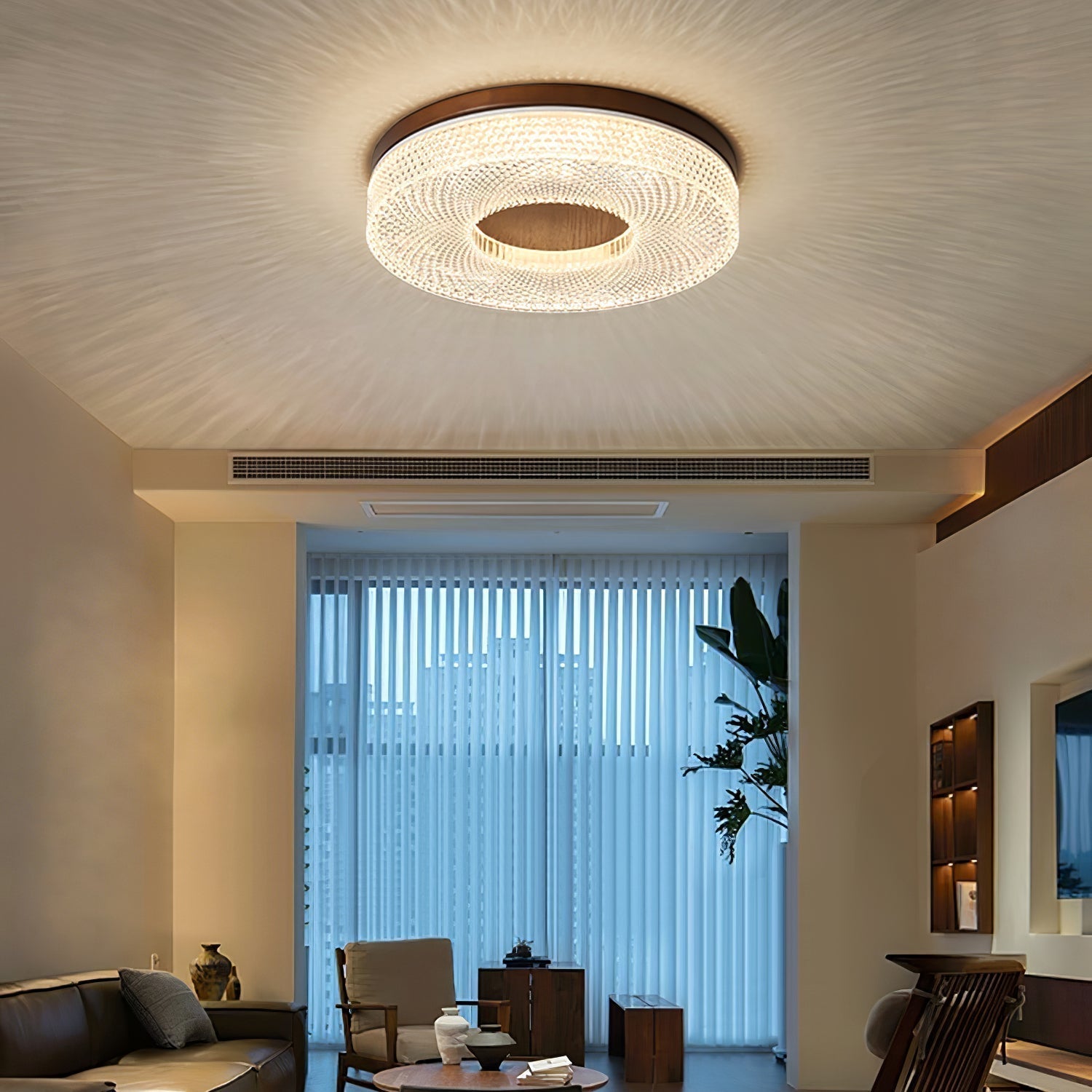 Nirinelle Ceiling Lamp Acrylic Ring Modern Minimalist