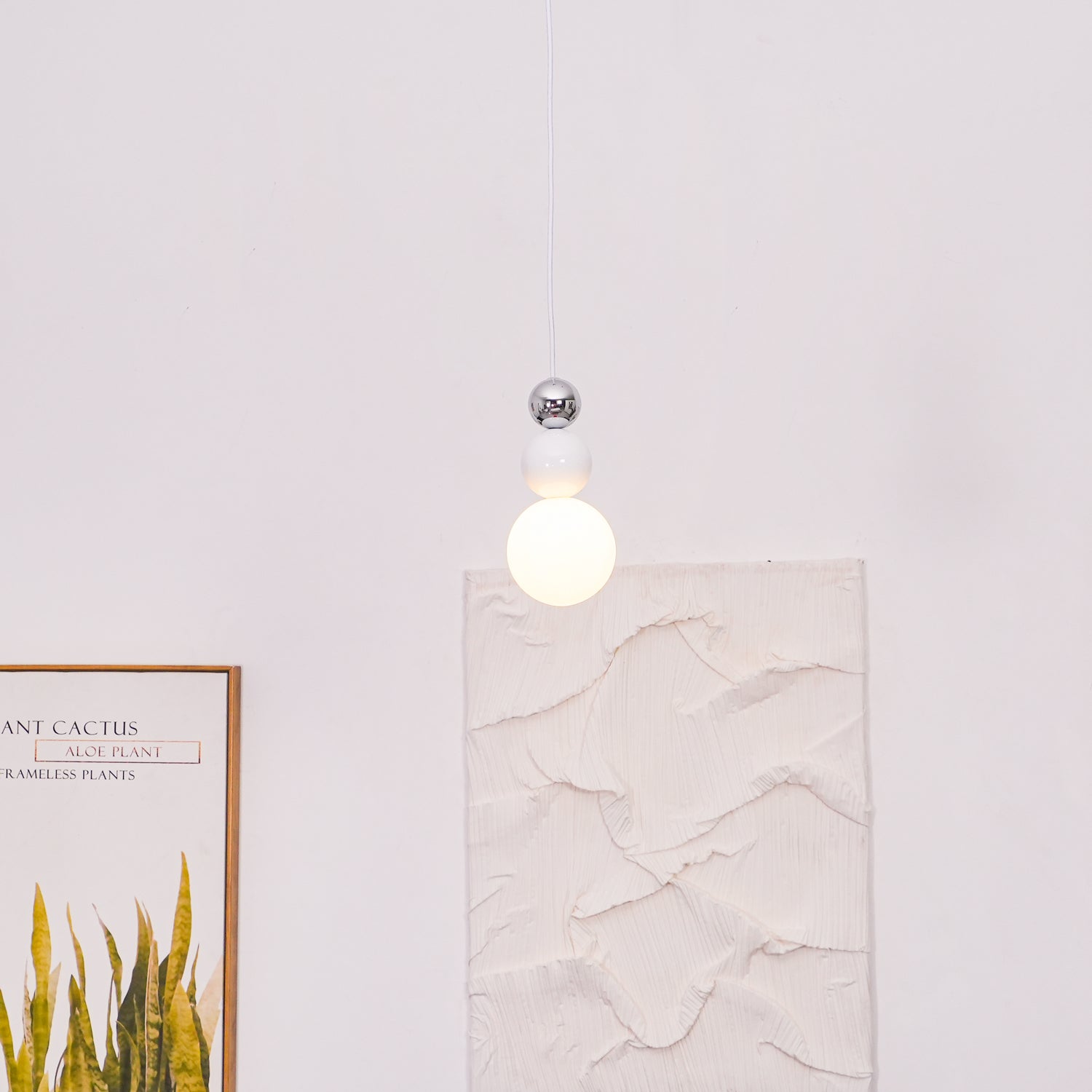 Elynd Acrylic Three Ball Pendant Lamp