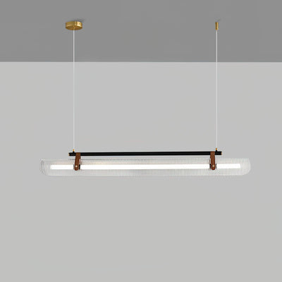 Niraenne Pendant Lamp Acrylic Linear Modern for Dining Room