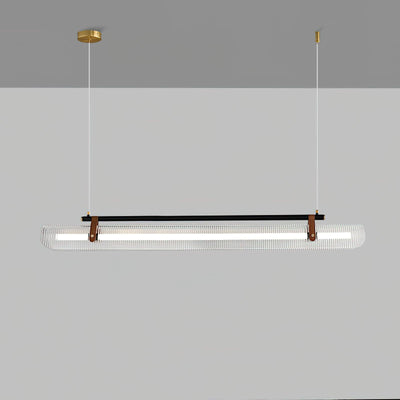 Niraenne Pendant Lamp Acrylic Linear Modern for Dining Room