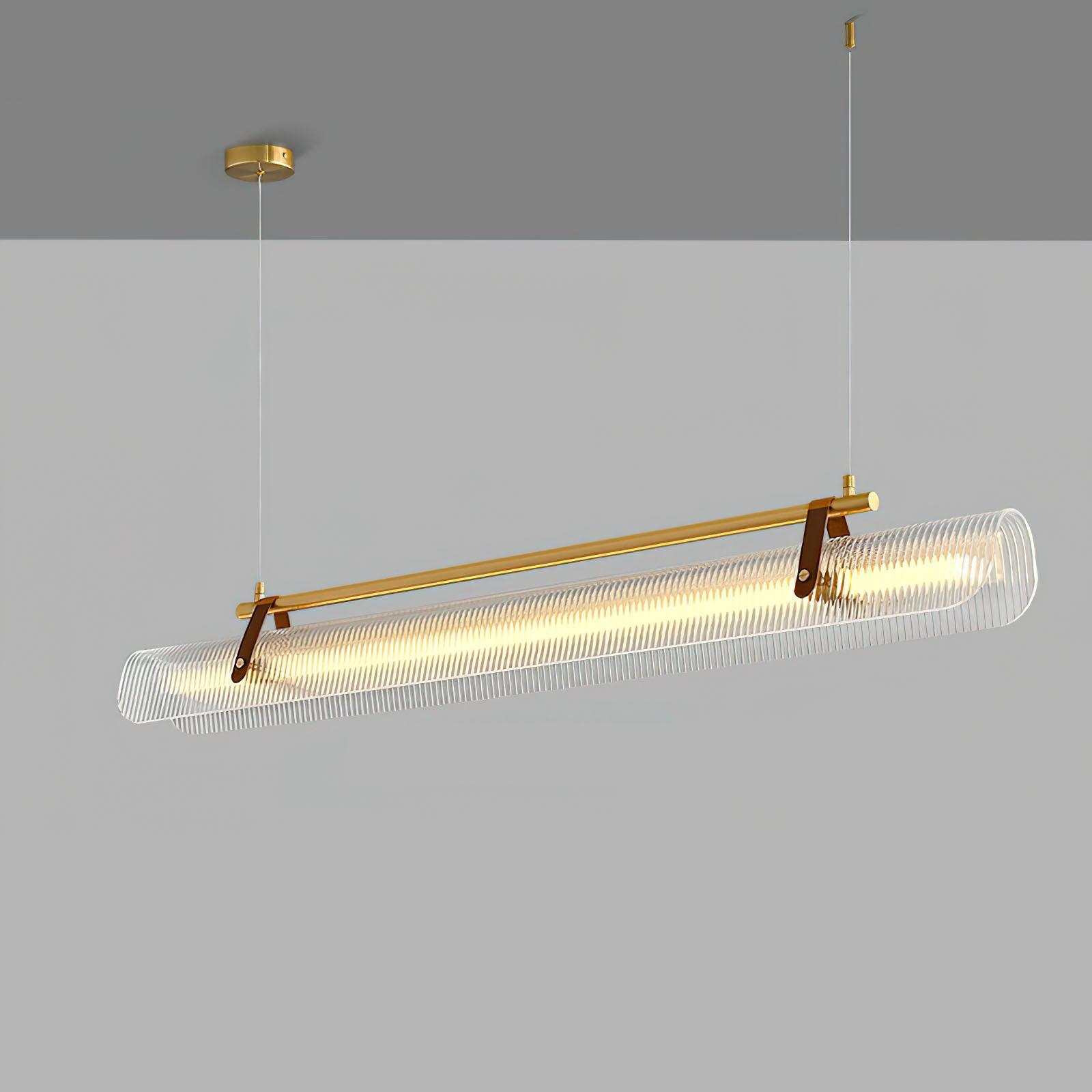 Niraenne Pendant Lamp Acrylic Linear Modern for Dining Room