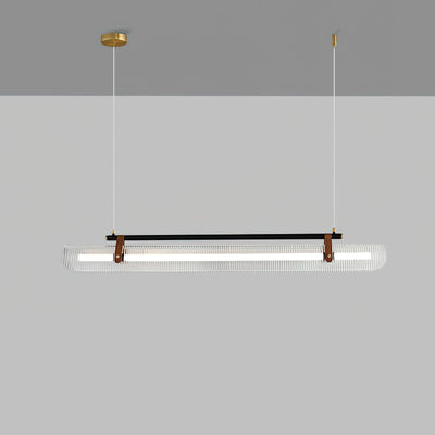 Niraenne Pendant Lamp Acrylic Linear Modern for Dining Room
