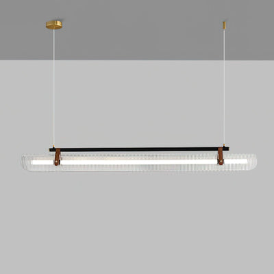 Niraenne Pendant Lamp Acrylic Linear Modern for Dining Room