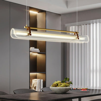 Niraenne Pendant Lamp Acrylic Linear Modern for Dining Room