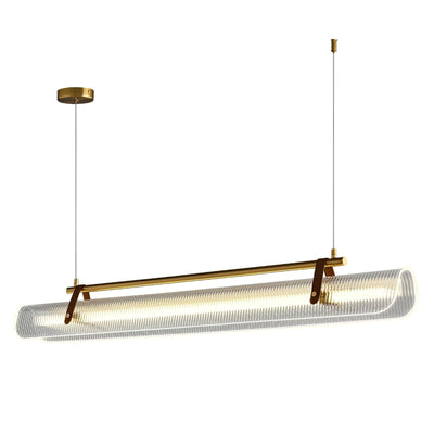 Niraenne Pendant Lamp Acrylic Linear Modern for Dining Room