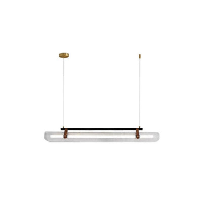 Niraenne Pendant Lamp Acrylic Linear Modern for Dining Room