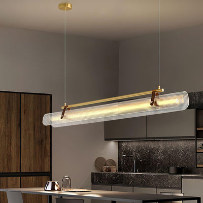 Niraenne Pendant Lamp Acrylic Linear Modern for Dining Room