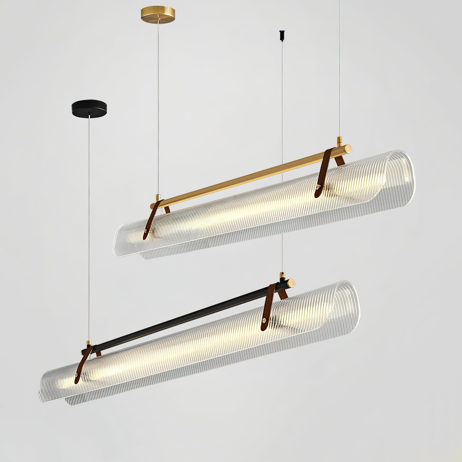 Niraenne Pendant Lamp Acrylic Linear Modern for Dining Room
