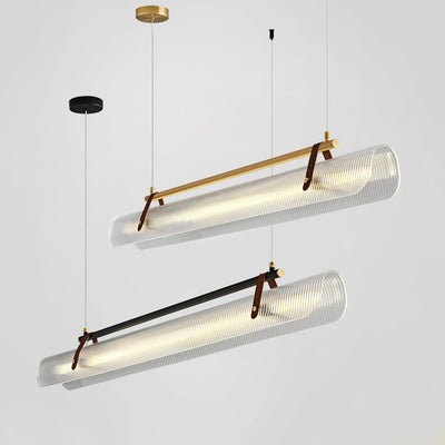 Niraenne Pendant Lamp Acrylic Linear Modern for Dining Room