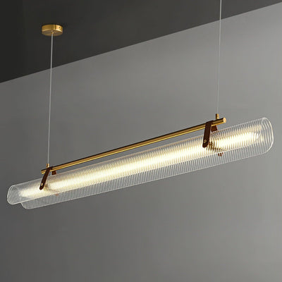 Niraenne Pendant Lamp Acrylic Linear Modern for Dining Room