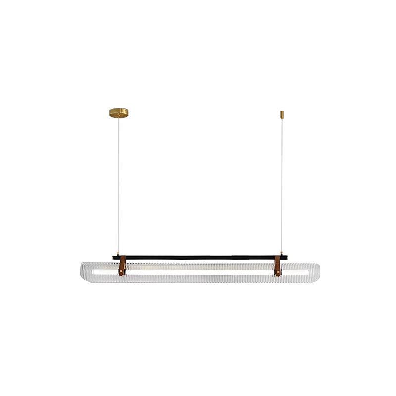 Niraenne Pendant Lamp Acrylic Linear Modern for Dining Room