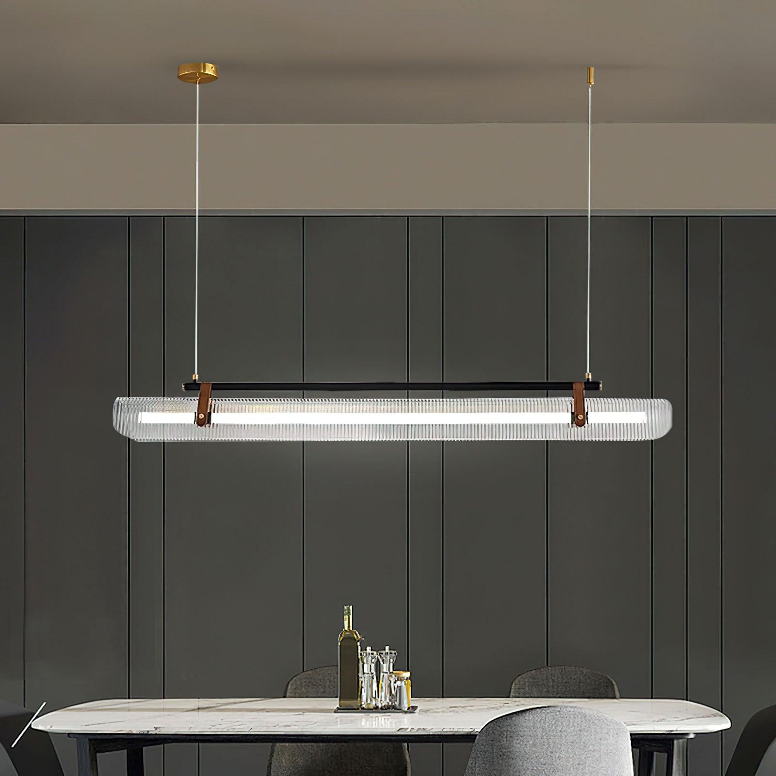 Niraenne Pendant Lamp Acrylic Linear Modern for Dining Room