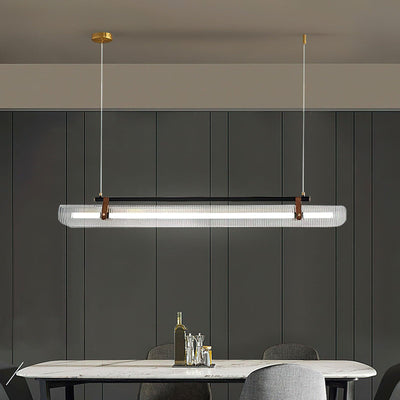 Niraenne Pendant Lamp Acrylic Linear Modern for Dining Room