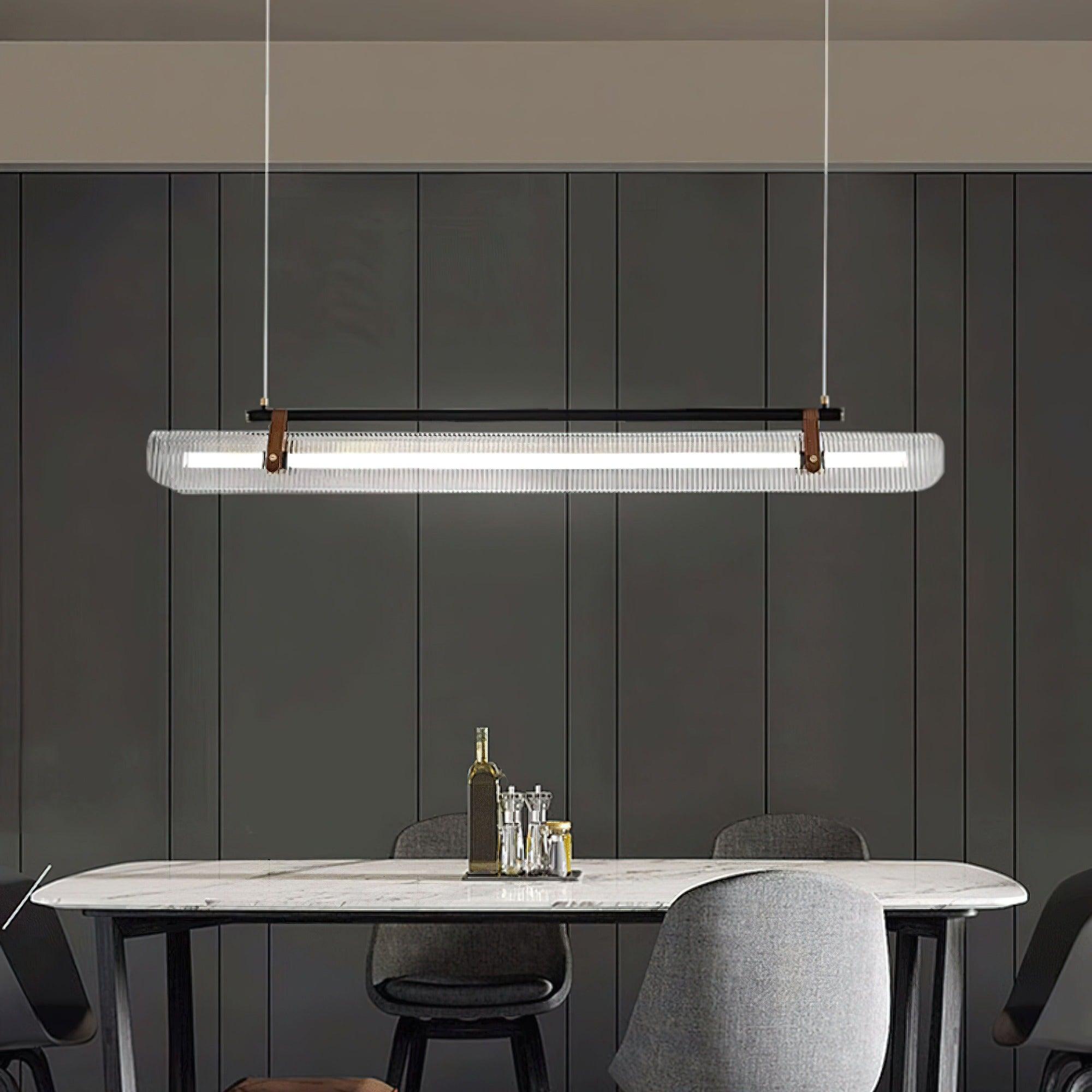 Niraenne Pendant Lamp Acrylic Linear Modern for Dining Room