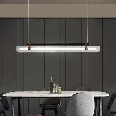 Niraenne Pendant Lamp Acrylic Linear Modern for Dining Room