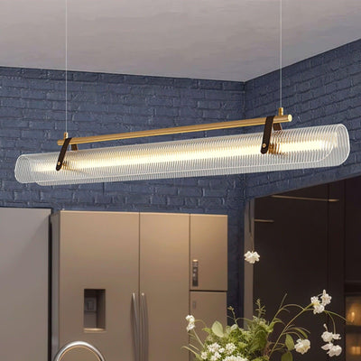 Niraenne Pendant Lamp Acrylic Linear Modern for Dining Room
