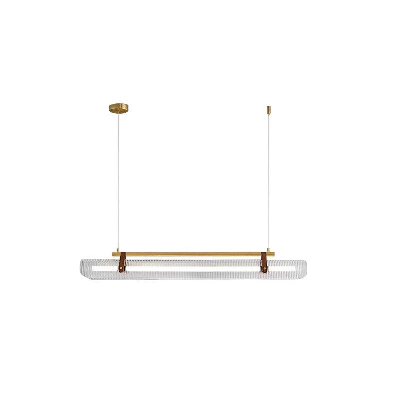 Niraenne Pendant Lamp Acrylic Linear Modern for Dining Room