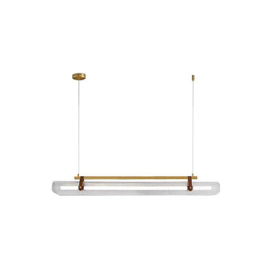 Niraenne Pendant Lamp Acrylic Linear Modern for Dining Room