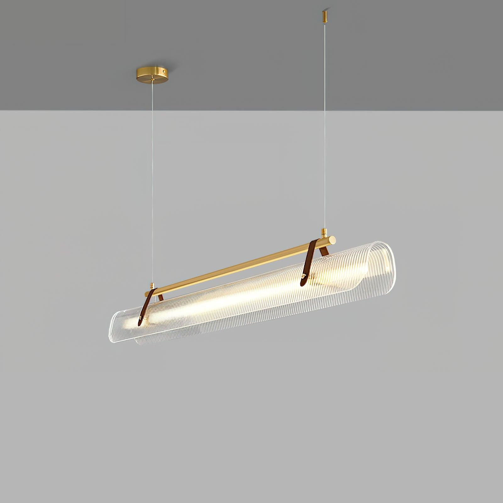 Niraenne Pendant Lamp Acrylic Linear Modern for Dining Room