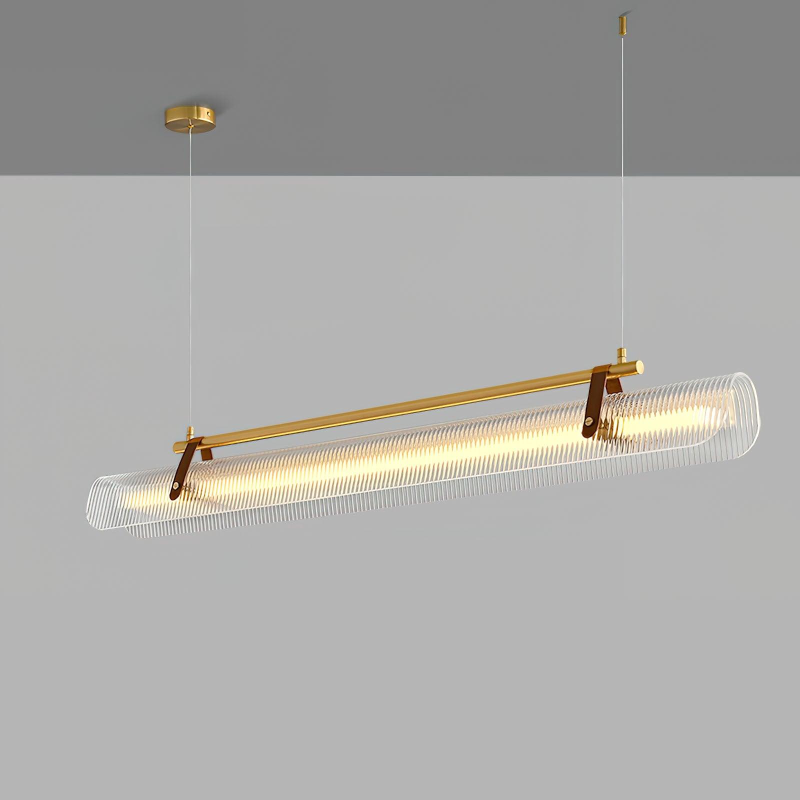 Niraenne Pendant Lamp Acrylic Linear Modern for Dining Room
